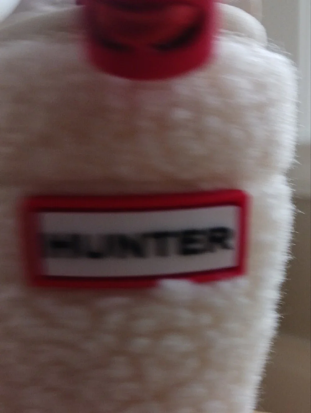 Hunter Kids Cream Sherpa Boots